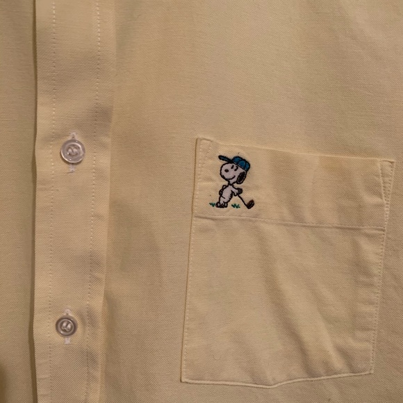 Peanuts Snoopy Long Sleeve Bhutto Up Shirt - Picture 3 of 6